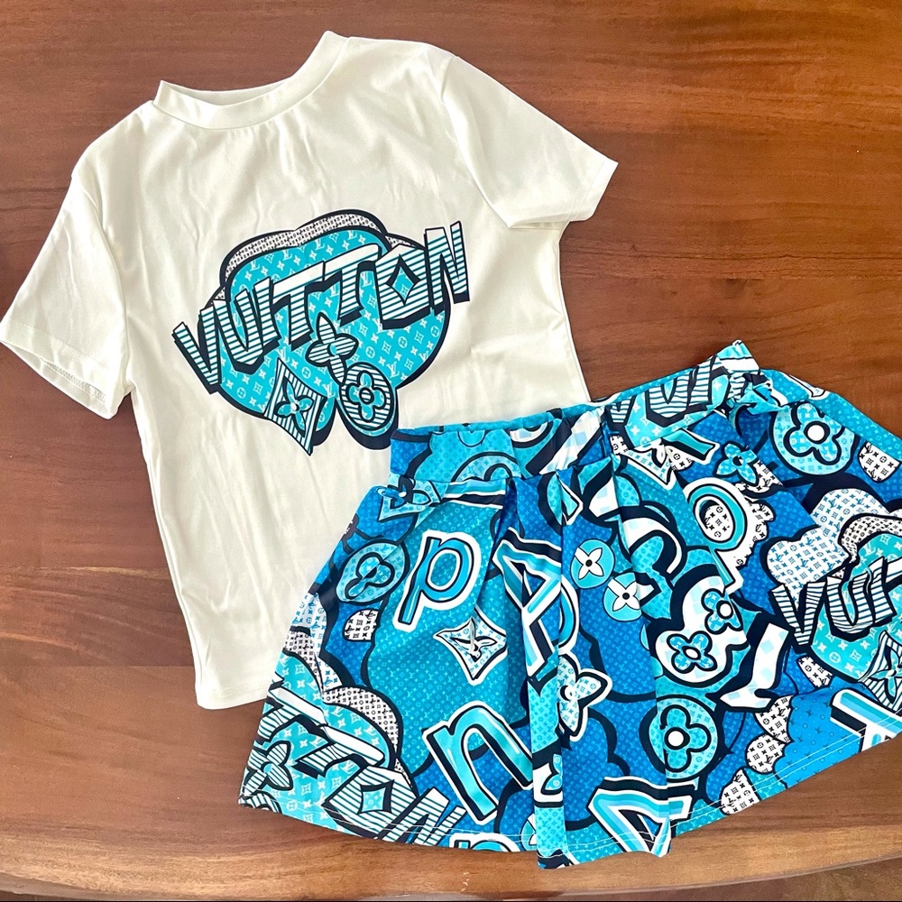 Luxury Brand Set- (Top & Skirt) NEW